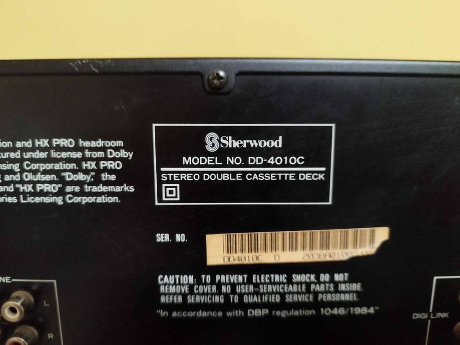 Magnetofon Dwukasetowy Sherwood DD 4010C