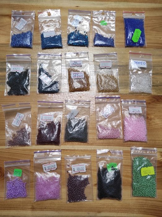 Чеський бісер presiora 10/0 фурнітура ронделі голки