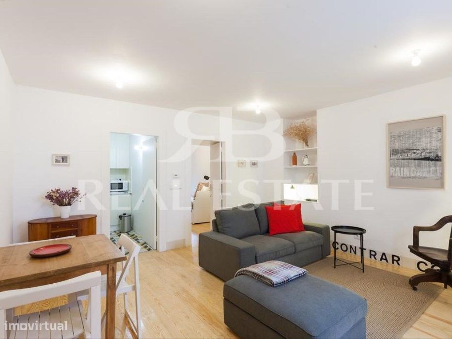 T1+1 com PÁTEO - Santa Catarina, Chiado, Lisboa