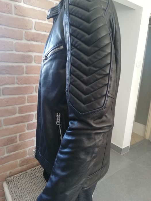 Kurtka skórzana JACK1T skórzana rozmiar M/L- piękna.