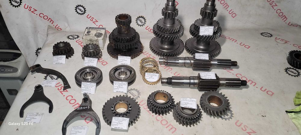 Шестерня  муфта синхрониз. Блокшестерен вал  вторич. пром. КПП ГАЗ 53