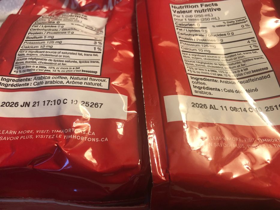 TIM HORTONS -kawa smakowa, bezkofeinowa , mielona , waga 300 gram,