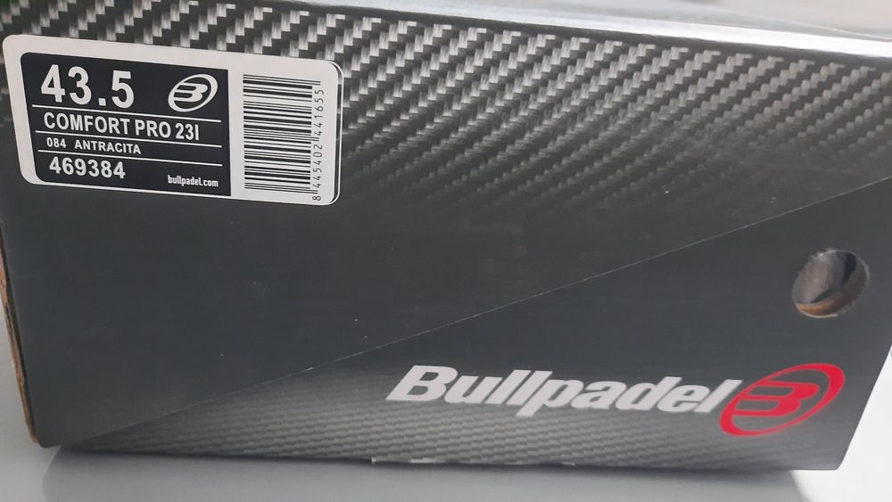 Sapatilhas  Bullpadel Confort PRO 23I ANTRACITE 43,5cm