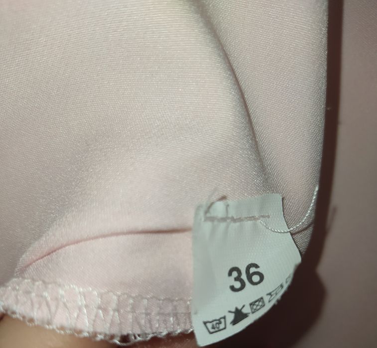 Sukienka r36/XS pudrowy róż