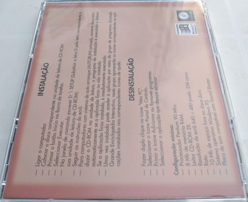 Grande enciclopédia interactiva - 12cd's em 6 estojos novos