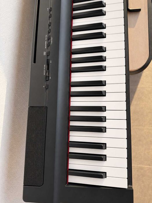 Yamaha P-125 Piano Digital 88 Teclas — Excelente estado + livro e pedais