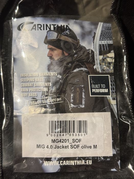 Штани Carinthia HIG 4.0 SOF - Olive розмір S