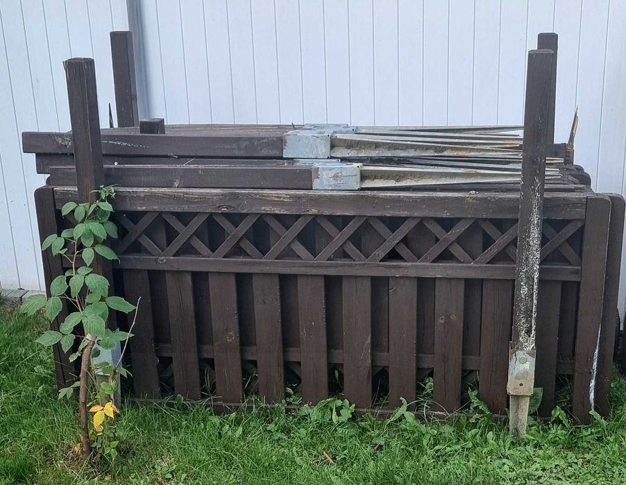 Elementy płotu,używane.