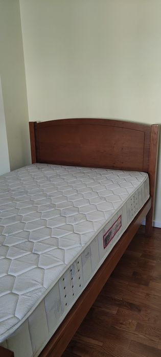Cama + estrado + colchão