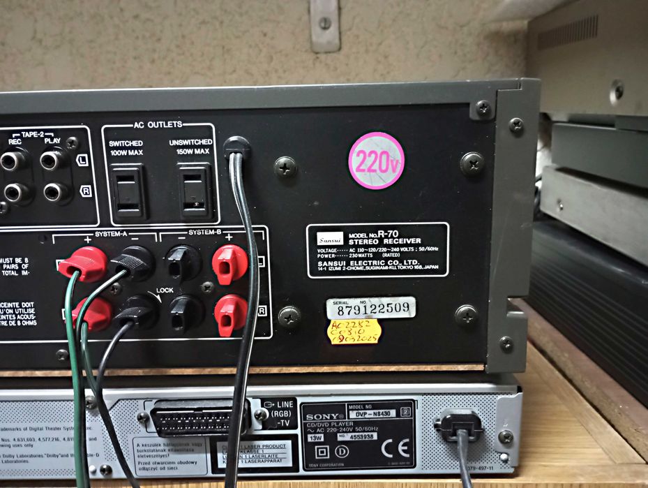 Vendo SANSUI DC Servo Setereo Receiver R-70