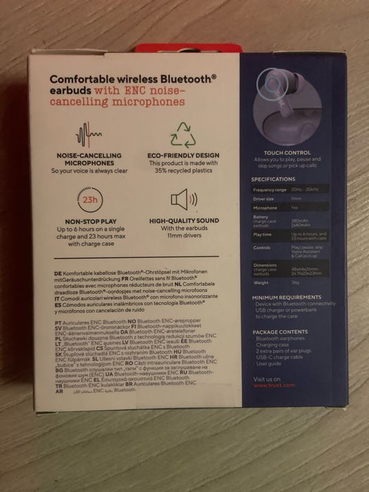 Słuchawki bezprzewodowe Trust Yavi Bluetooth