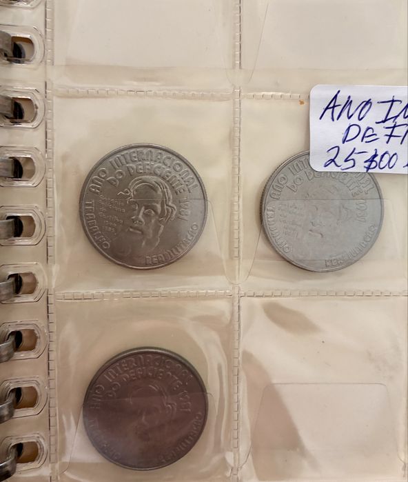 Coleção Moedas Comemorativas 25 Escudos