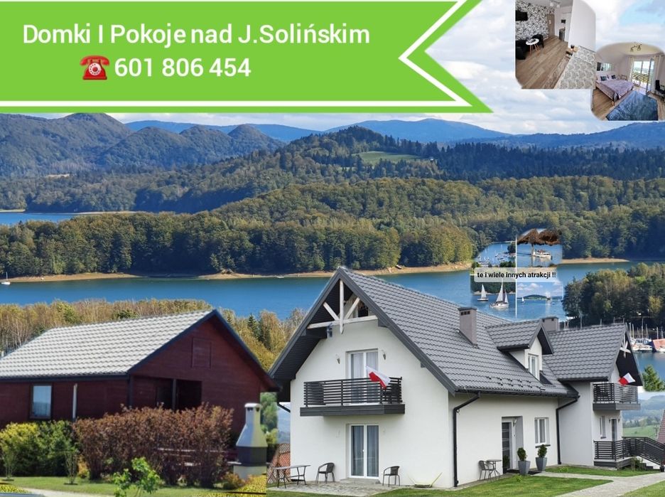 Solina/Polańczyk/J.Solińskiego 500m/Pokoje/Domki 5os