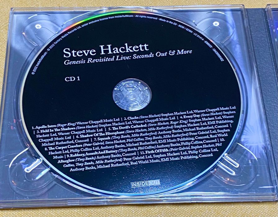 2 CD e 2 DVD de Steve Hackett