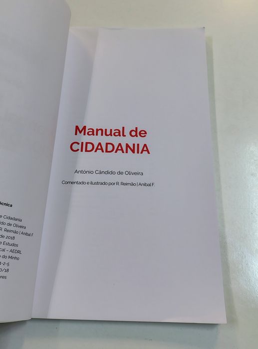 Manual de Cidadania, de António Cândido de Oliveira 

Prefácio Vital M