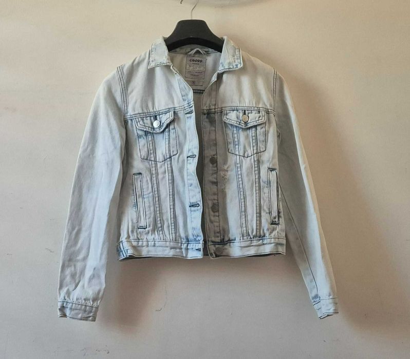 Cropp Outwear kurtka jeansowa jasny jeans rozmiar S