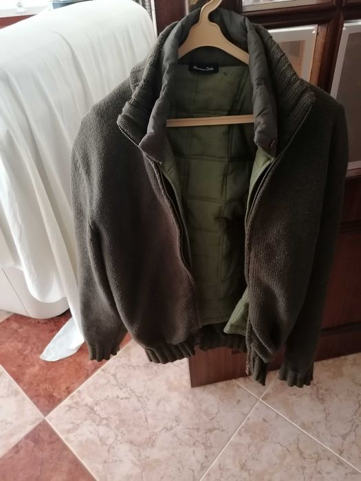Casaco de malha com colete destacável massimo dutti M