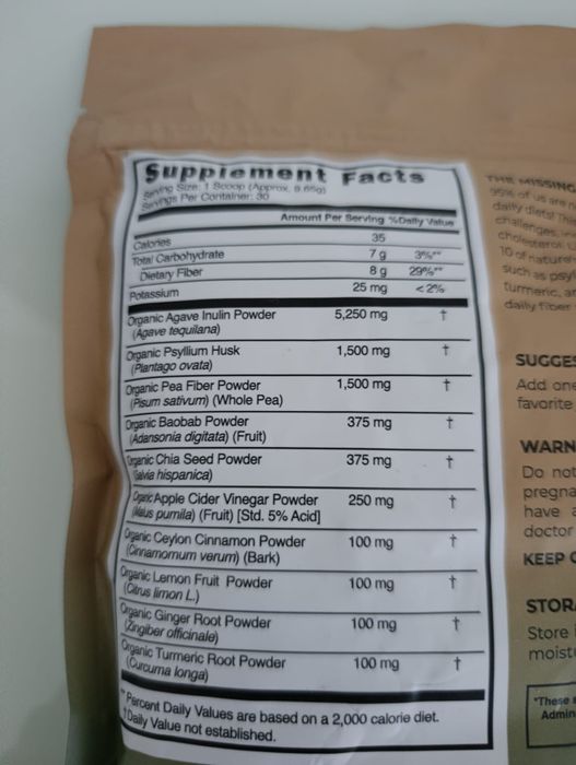 LiveGood Organic Fiber