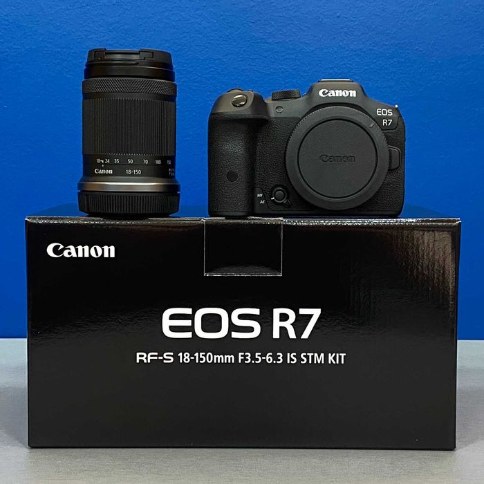 Canon EOS R7 (32.5MP) + RF-S 18-150mm f/3.5-6.3 IS STM | NOVA | 3 ANOS DE GARANTIA