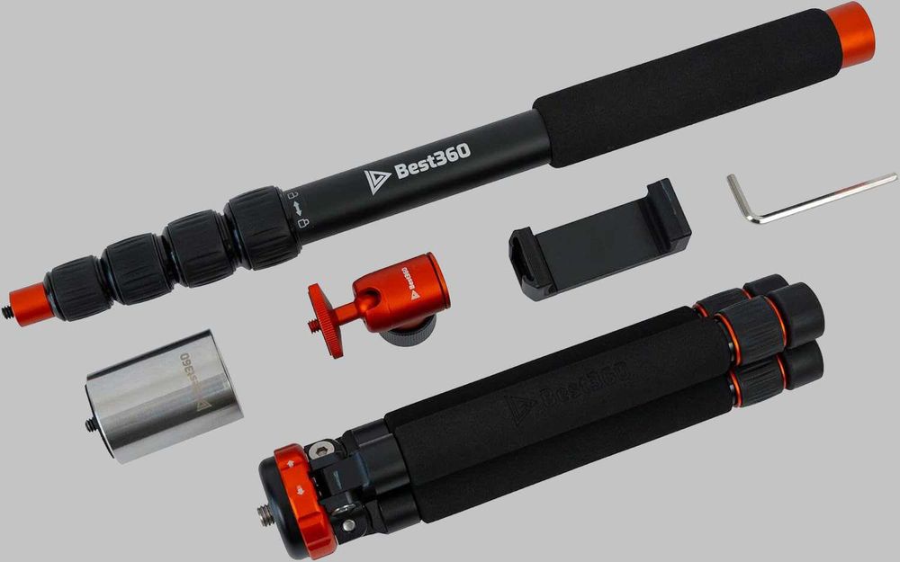 2 w 1 StatywMonopod Best360 Pro Carbon Fiber Edition