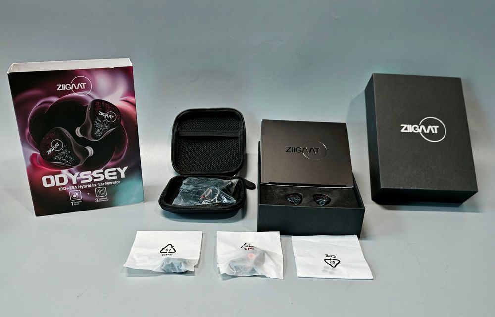 Słuchawki douszne Linsoul ZiiGaat Odyssey In-Ear HiFi hybrydowe Nowe