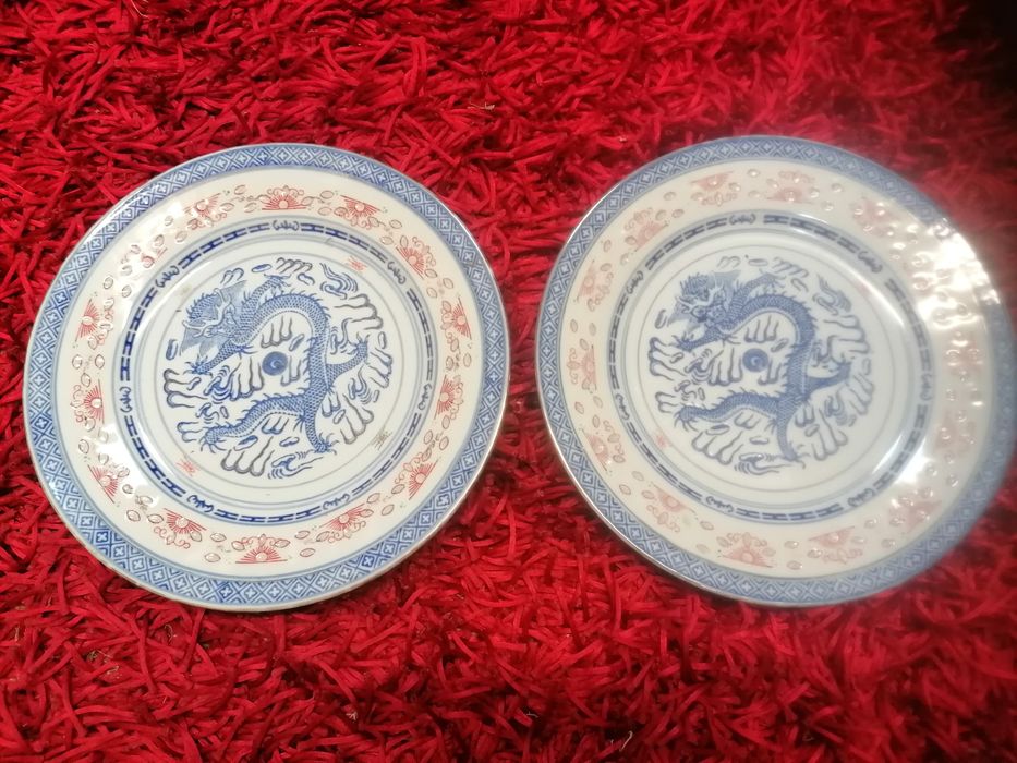Conjunto de 2 pratos bago de arroz