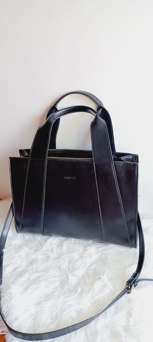 Torba Simple Model MLS-J-011-05 czarna klasyczna elegancka