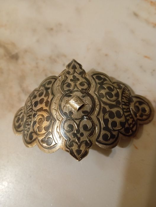 Пряжка серебренная антикварная.