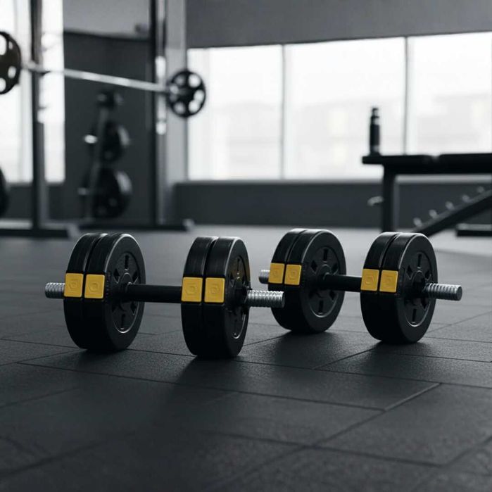 Гантелі розбірні Besport PowerPro 2х11 кг (22кг) для дому, фітнесу