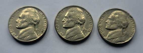 5 cent USA - Jefferson Nickel - 13 szt.