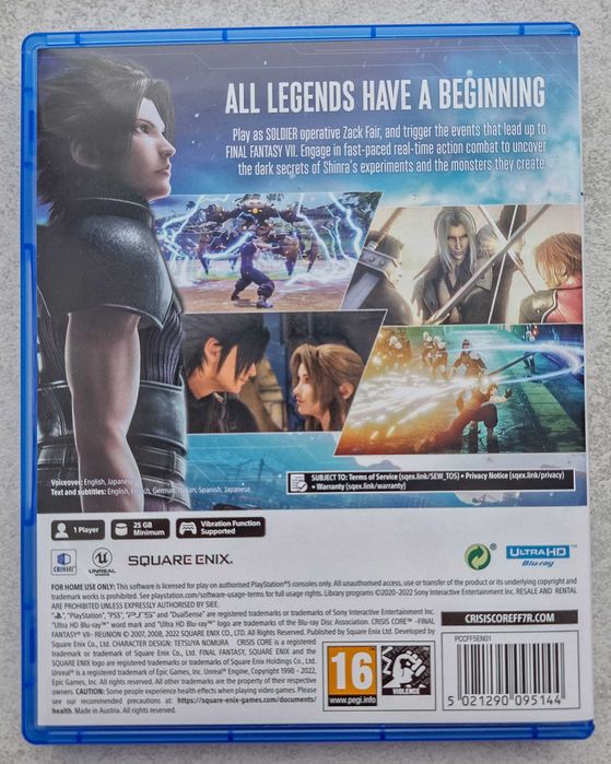 Final Fantasy VII - Crisis Core - Reunion - PS5