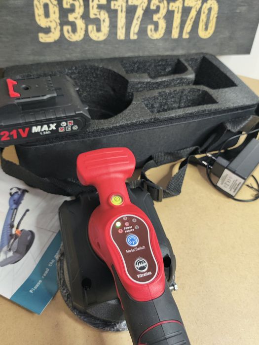 Vibrador para assentar azulejo / cerâmica (+ Ventosa) com 2 Batarias!