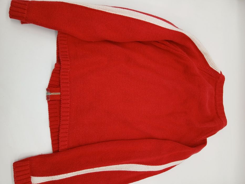 Casaco malha vermelho homem M