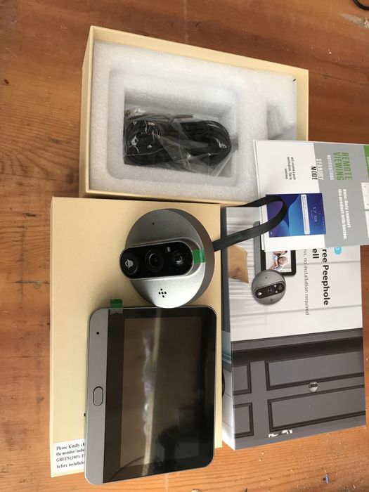 Відео глазок, домофон в глазок, відео нагляд наблюдение Smart Tuya