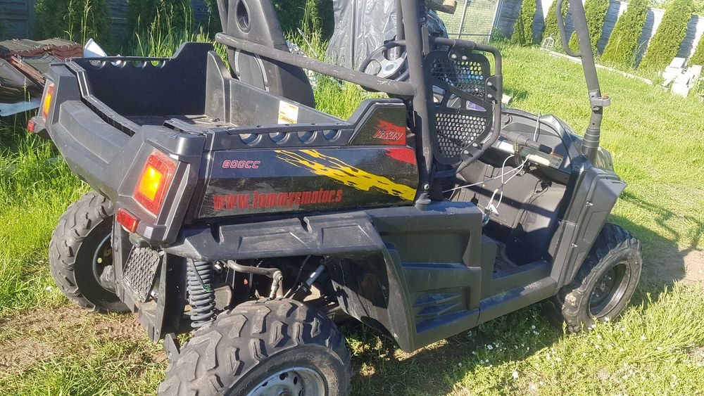 hisun 800 strike rama dok plastiki czesci lampa chlodnica dyfer silnik