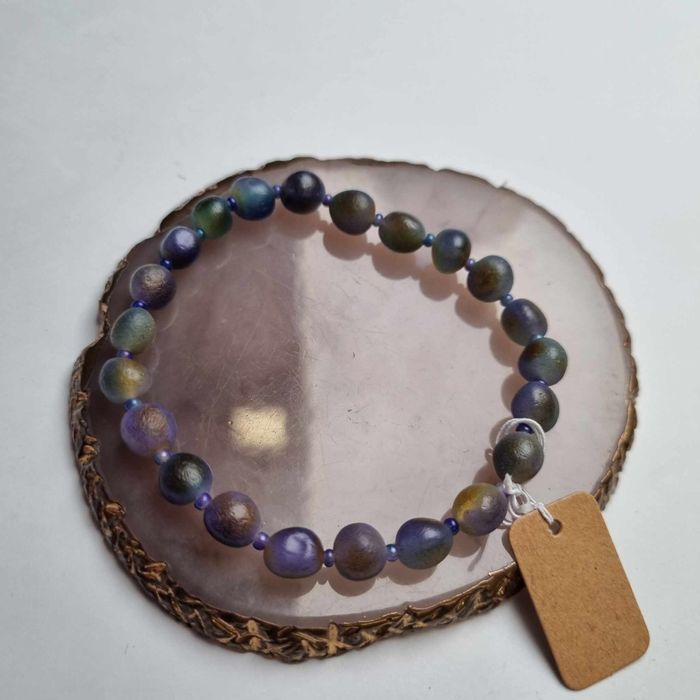 Bransoletka fasolki amber Doris