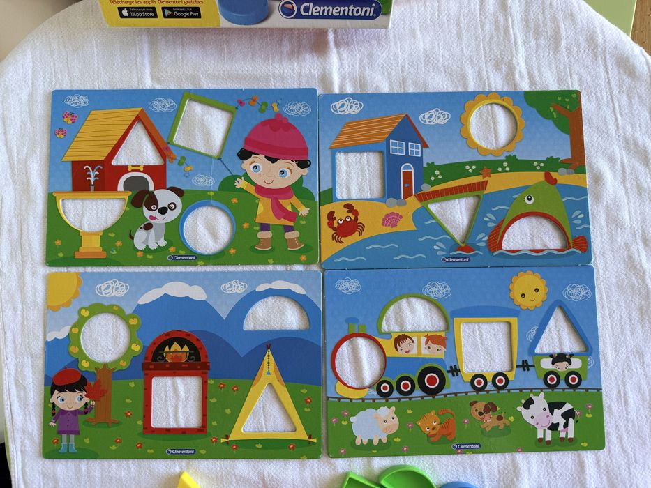 Jogo Clementoni Formas e Cores