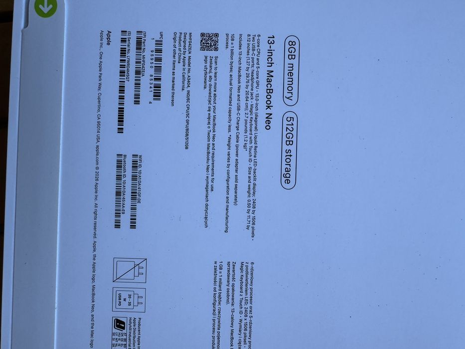 MacBook neo 512gb
