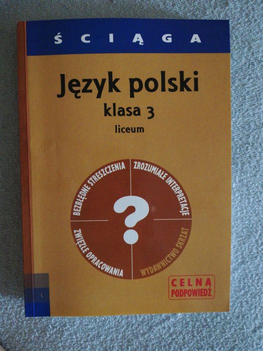 Ściąga, język polski 3 liceum (powtórka, matura)