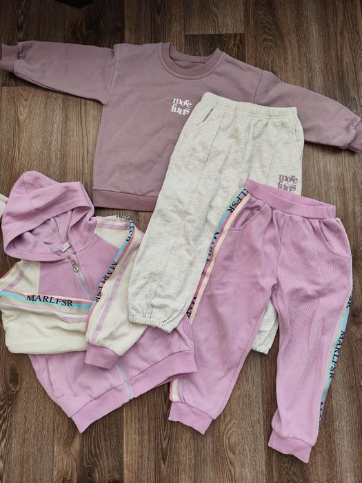 Лот 2 шт дитячий спортивний костюм на дівчинку 100 см 3-4 роки