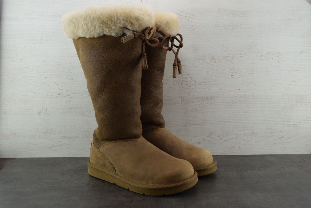 Сапоги Ugg. Натуральная кожа и овчина. Размер 38 Оригинал