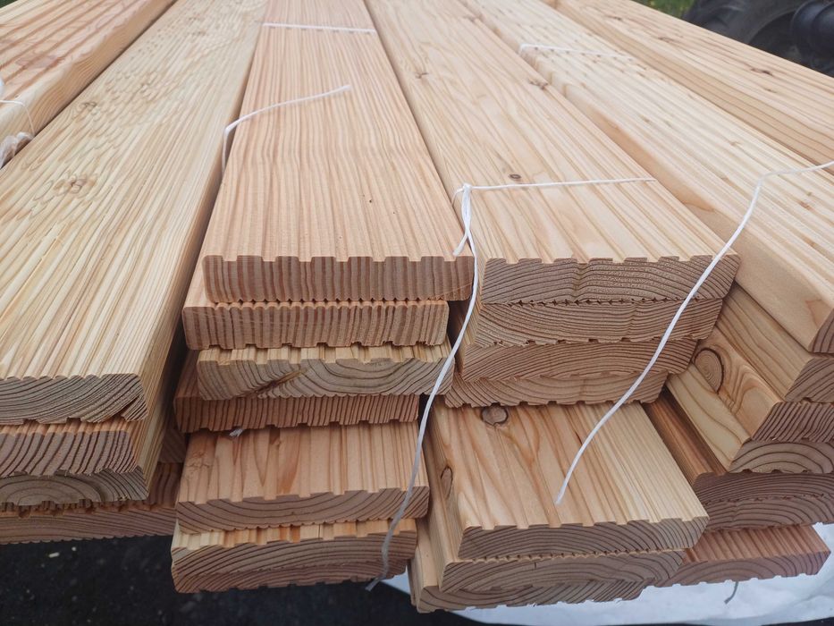 Deska podłogowa elewacyjna tarasowa półbal podbitka szalówka boazeria