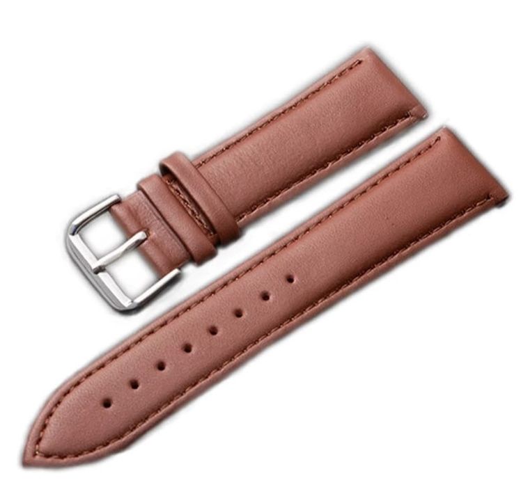 Bracelete para relógio em couro e metal largura 22mm (Novo)