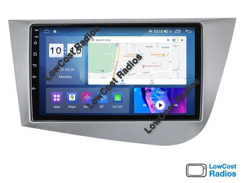 Auto Rádio 2DIN 9" SEAT LEON E SEAT ALTEA • Android 15 | CARPLAY • ANDROID AUTO