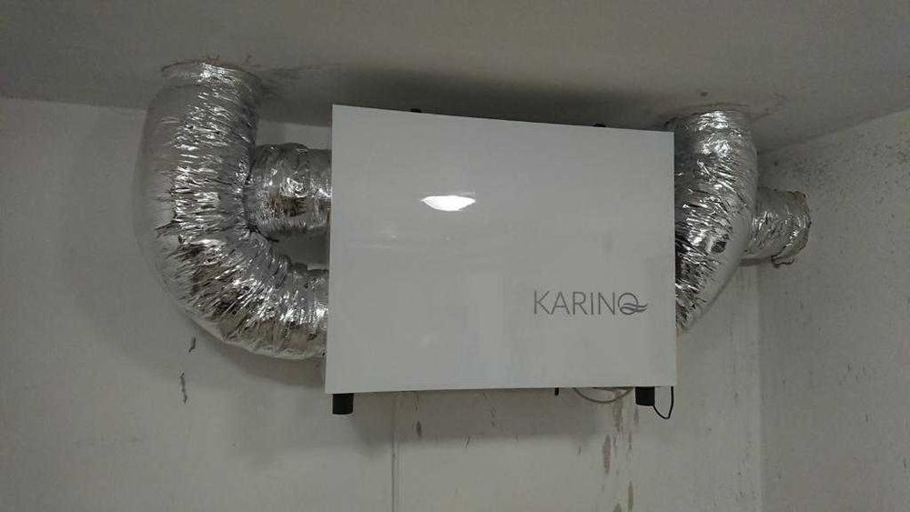 Rekuperacja KARINO - Bez Grzałki, Modulowany BYPASS, Tanie Filtry