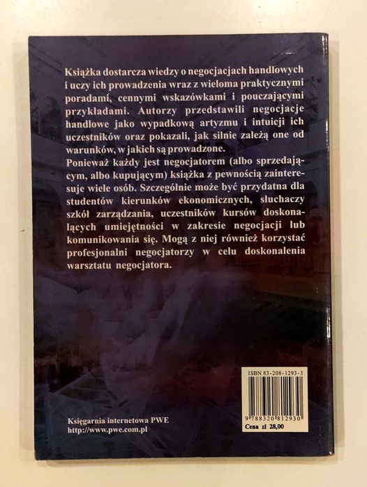H. Brdulak, J. Brdulak ""negocjacje handlowe" książka