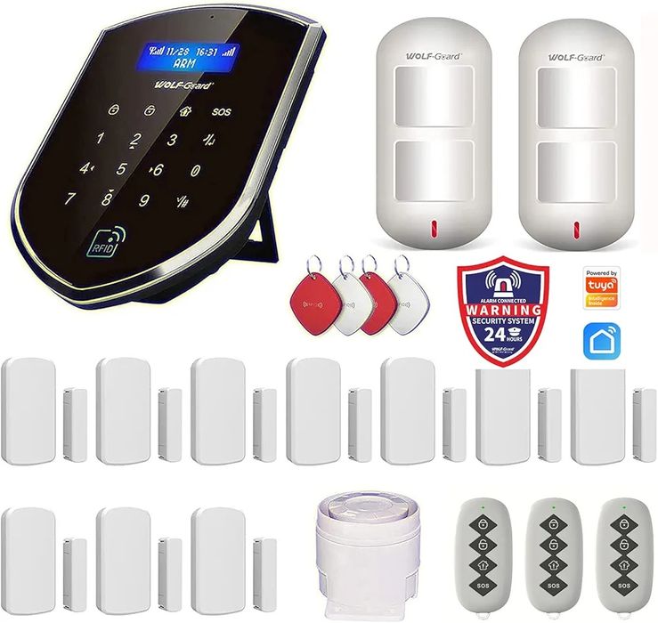 Wolf-Guard WM2GR-P 433MHz WiFi e sistema de alarme de segurança GSM co