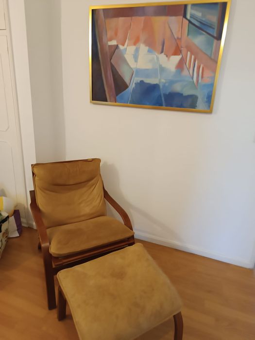 Cadeira lounge dinamarquesa