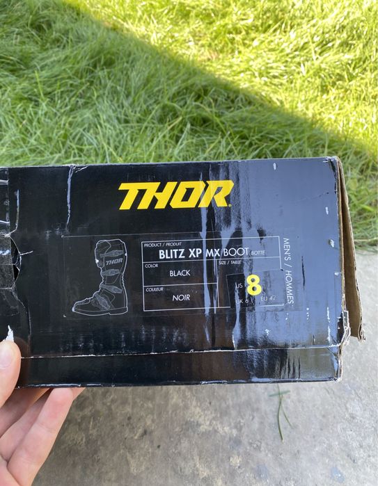 Нові Ендуро Мотоботи ботинки Thor Blitz XP MX мотоботы