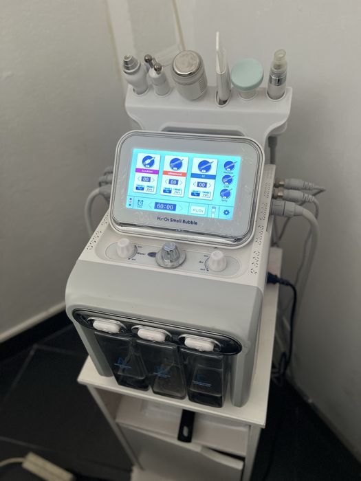Máquina de Hidrodermoabrasão / H2-O2 Small Bubble Multifunções